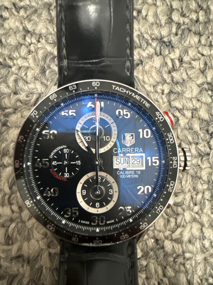 TAG Heuer Carrera Calibre 16 Includes original boxes original leather strap — photo 14