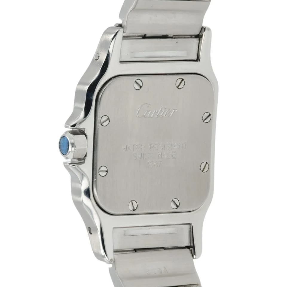 Cartier Santos Galbée Gold Dial Steel And Gold 24mm Quartz Women's Watch 1567 — photo 7
