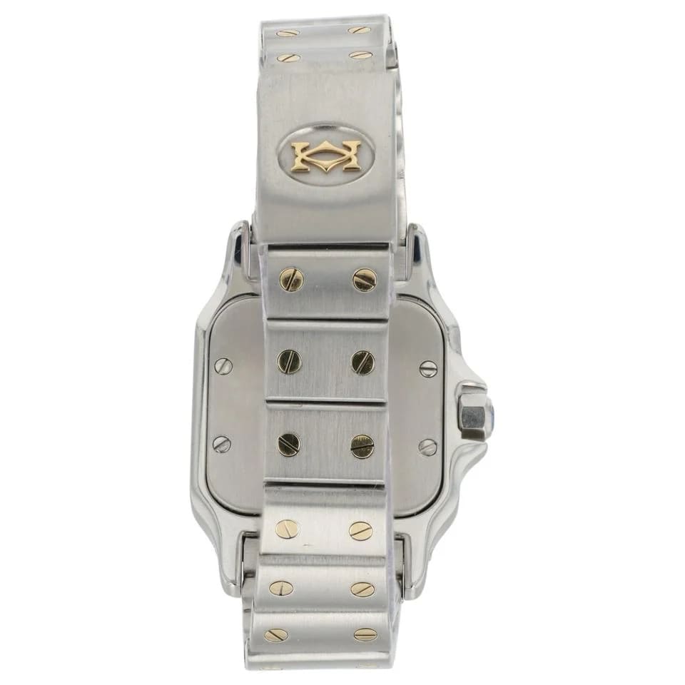 Cartier Santos Galbée Gold Dial Steel And Gold 24mm Quartz Women's Watch 1567 — photo 8