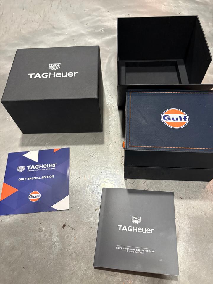 TAG Heuer Formula 1 Quartz Gulf Special Edition Quartz Full Set — photo 7