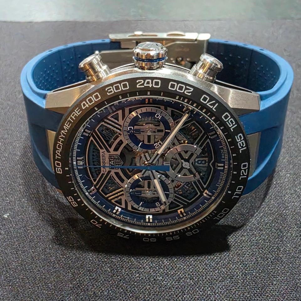 TAG Heuer Carrera Chronograph Extreme Sport Skeletonized Full Set Original Box and Papers