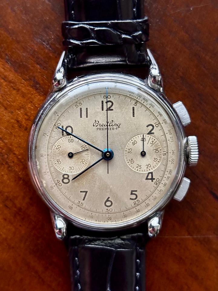 Breitling Chronograph 1940’s Breitling Ref 797 - Super Rare Spider Lugs!