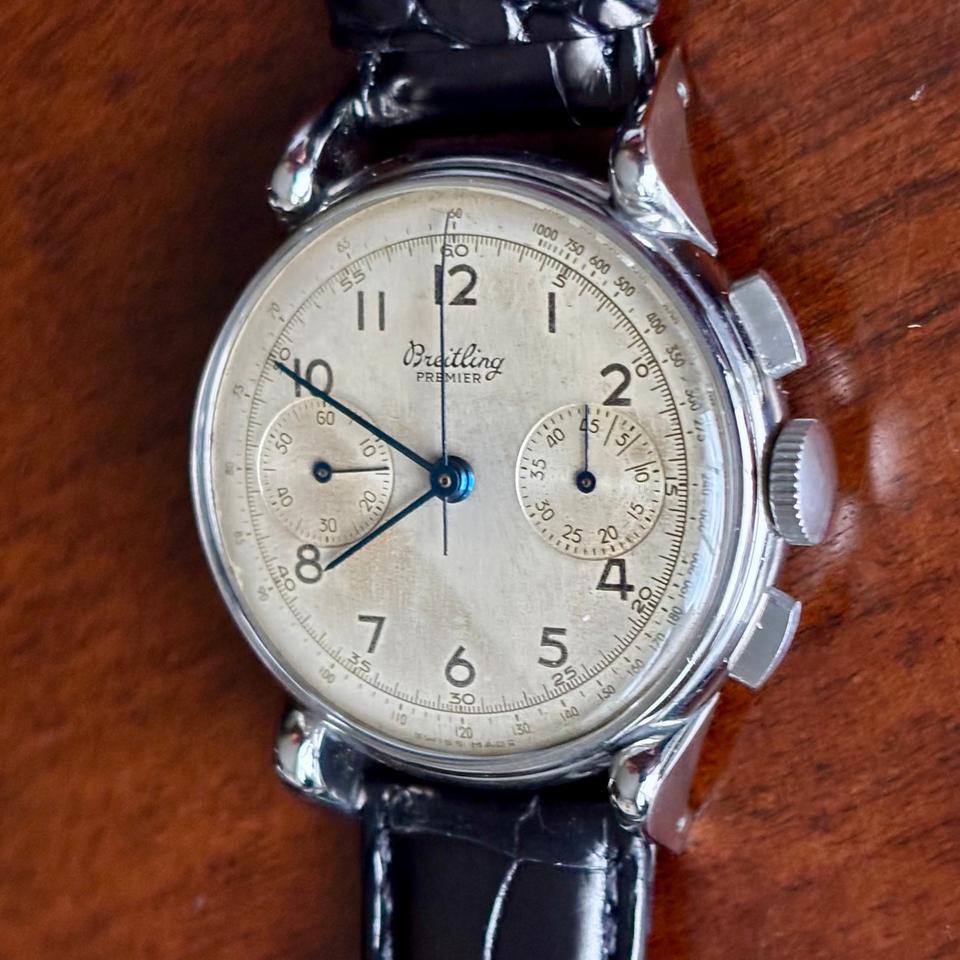 Breitling Chronograph 1940’s Breitling Ref 797 - Super Rare Spider Lugs! — photo 6