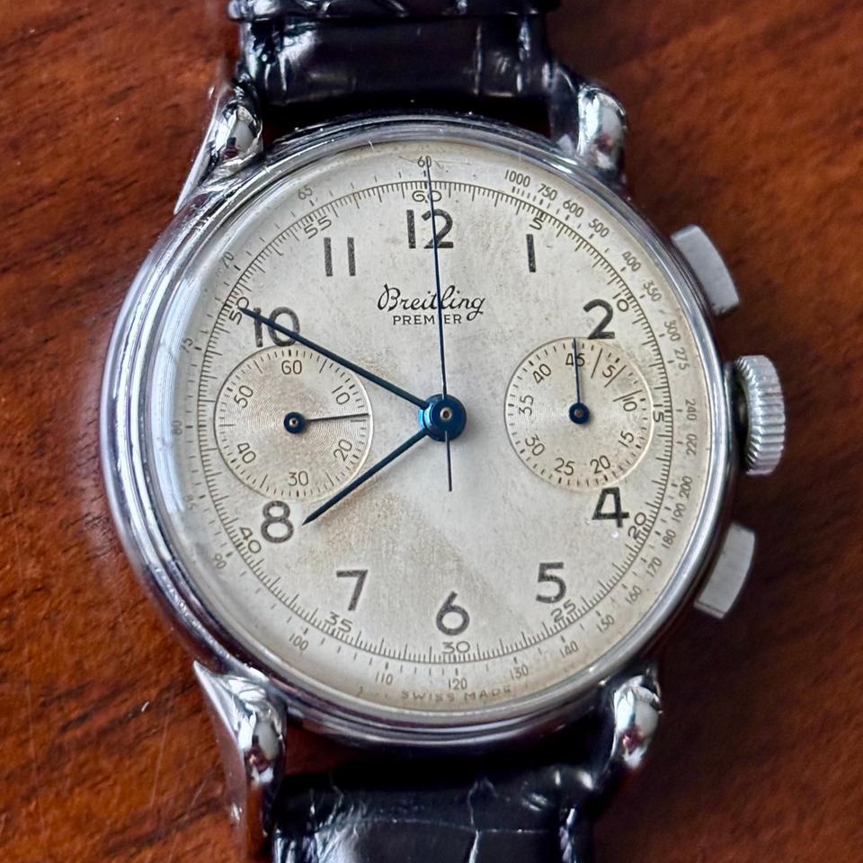 Breitling Chronograph 1940’s Breitling Ref 797 - Super Rare Spider Lugs! — photo 8
