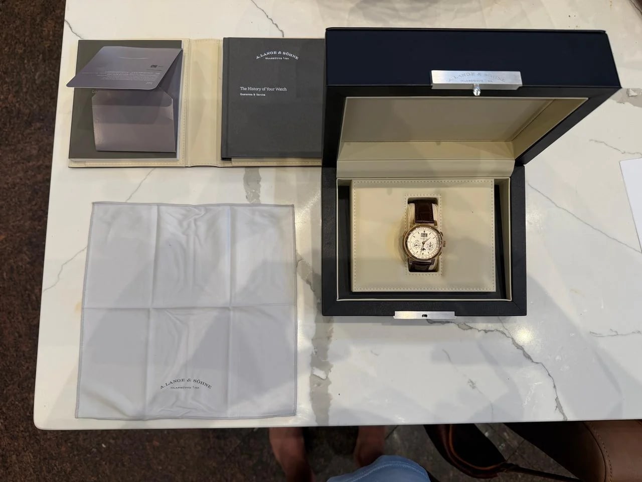 A. Lange &amp; Söhne Datograph Perpetual Full set honey gold new &amp; never worn — photo 5