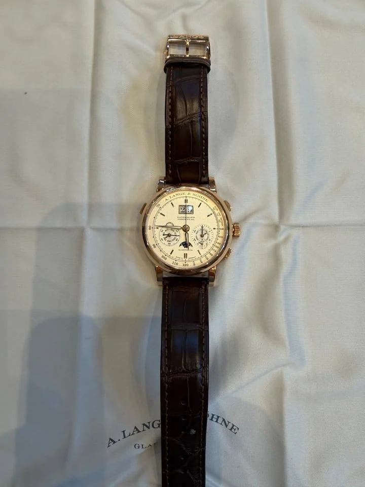 A. Lange &amp; Söhne Datograph Perpetual Full set honey gold new &amp; never worn — photo 6