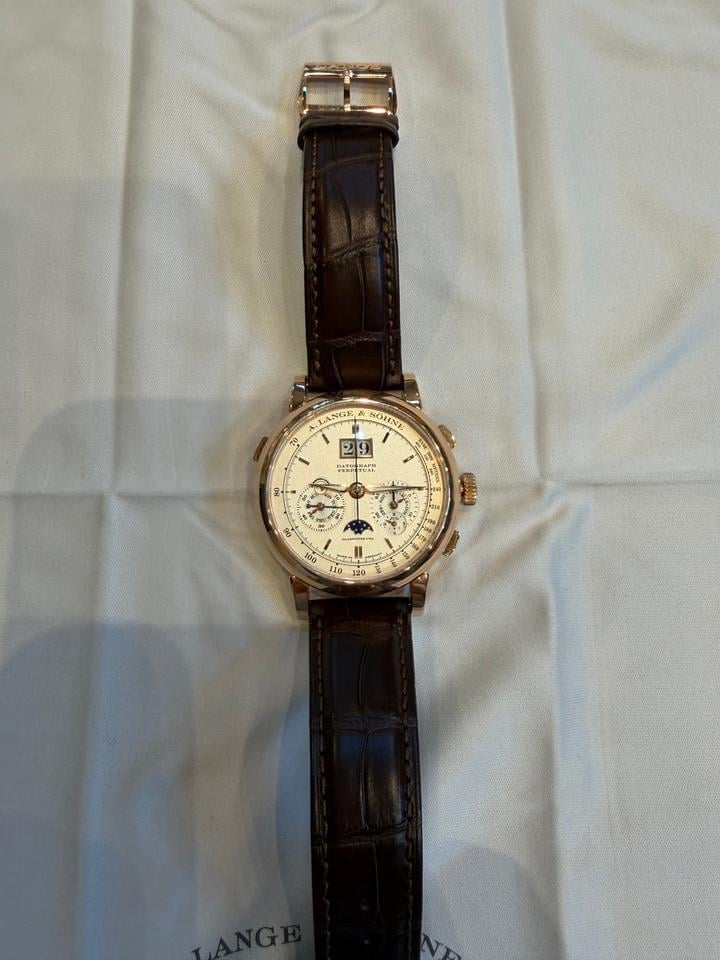 A. Lange &amp; Söhne Datograph Perpetual Full set honey gold new &amp; never worn — photo 7