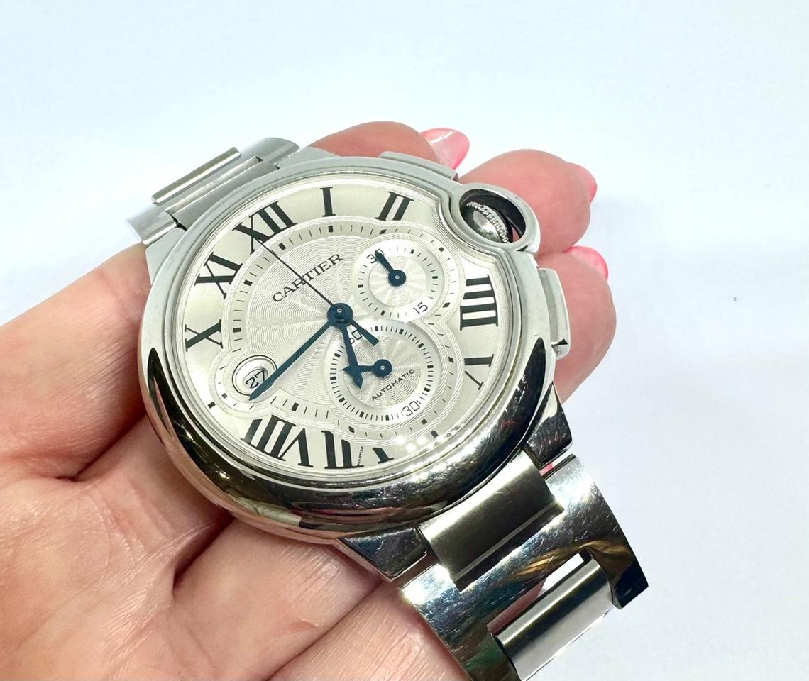 Cartier Ballon Bleu 44mm Automatic Chronograph | 2013 Receipt — photo 2