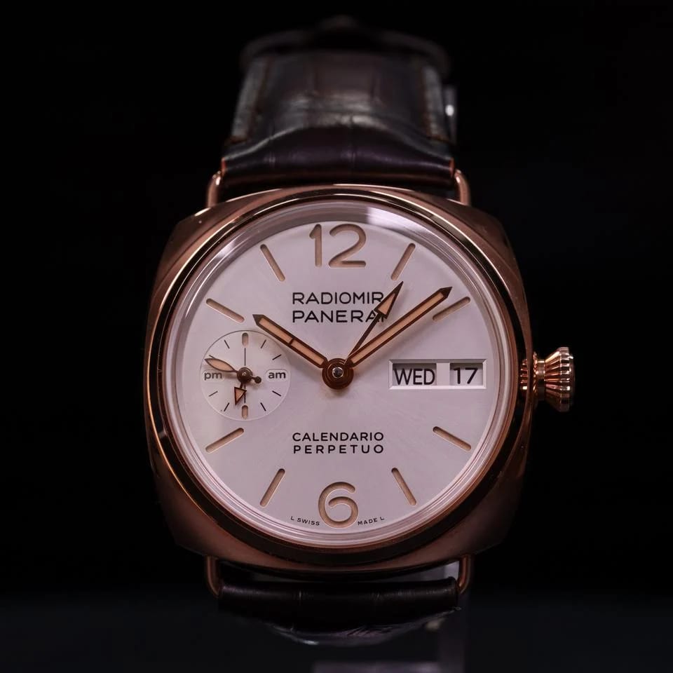 Panerai Radiomir Perpetual Calendar USA Ready to Ship Calendario Perpetuo Goldtech Rare Full Set