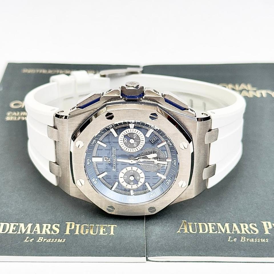 Audemars Piguet Royal Oak Offshore Chronograph 2024 Audemars Piguet Royal Oak Offshore Titanium Blue Dial — photo 4