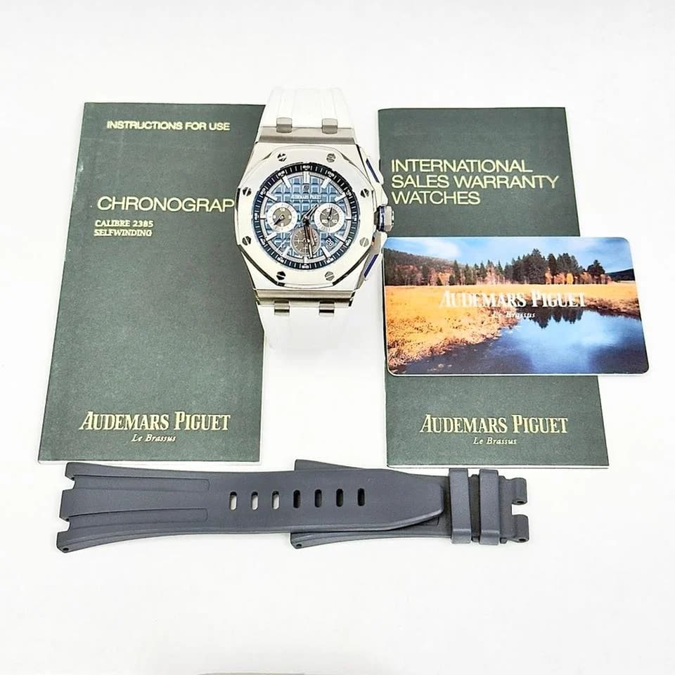 Audemars Piguet Royal Oak Offshore Chronograph 2024 Audemars Piguet Royal Oak Offshore Titanium Blue Dial — photo 9