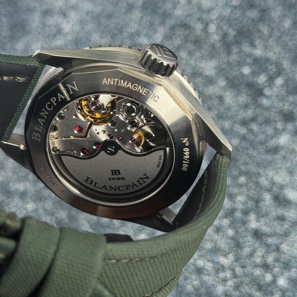 Blancpain Fifty Fathoms Bathyscaphe Green Fifty Fathoms Bathyscaphe Limited Edition Special Color Full Set — photo 8