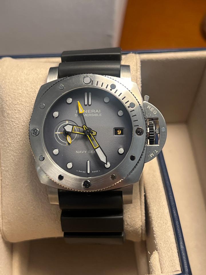 Panerai Submersible Gmt Navy Seals PAM01323 full set. 8-year extended warranty thru 2030. — photo 11