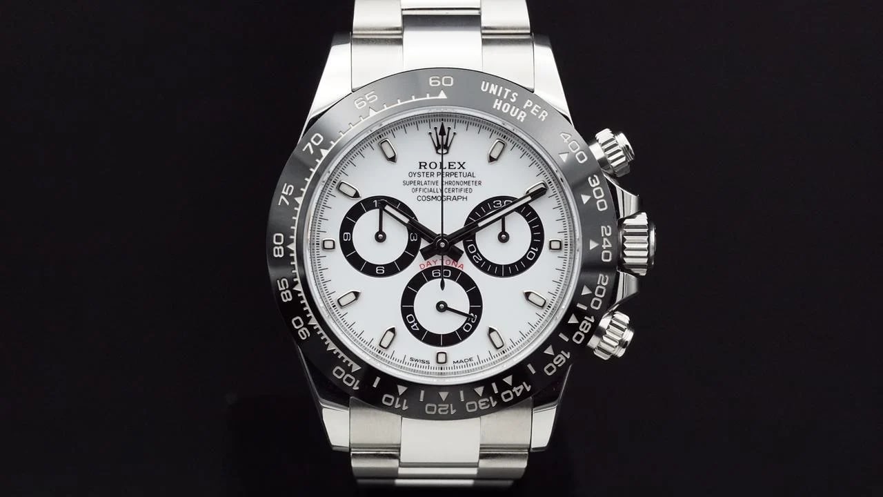 Rolex Daytona "Panda" white full set 2023 full links