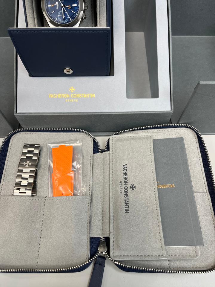 Vacheron Constantin Overseas Dual Time Cardinal Points 41mm Titanium Blue Dial Full Set new Release — photo 2