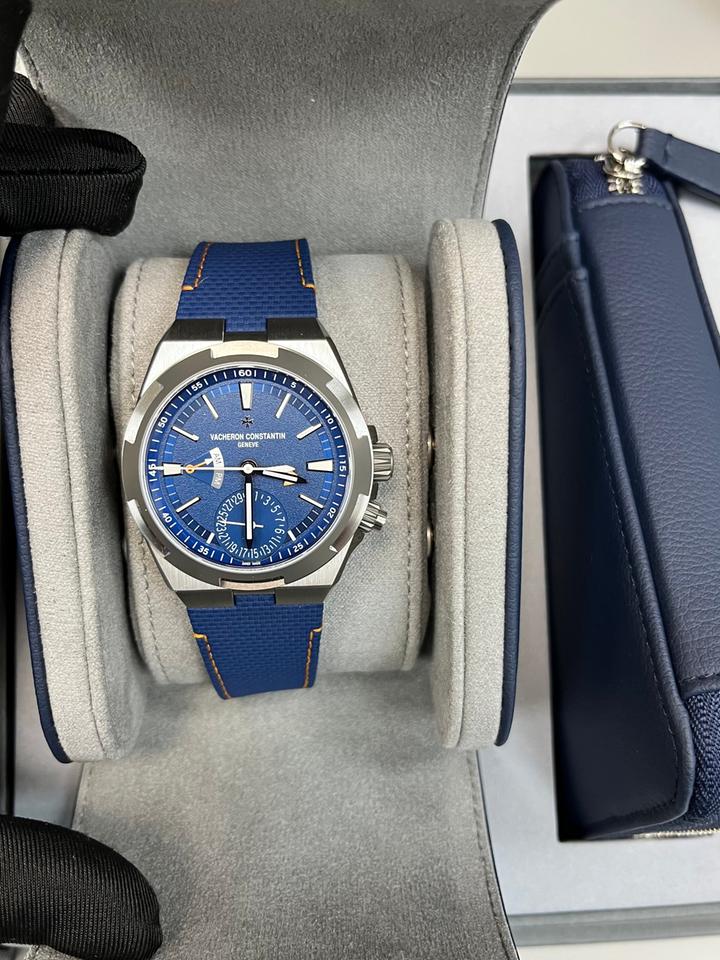 Vacheron Constantin Overseas Dual Time Cardinal Points 41mm Titanium Blue Dial Full Set new Release — photo 4