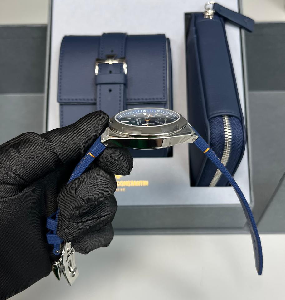 Vacheron Constantin Overseas Dual Time Cardinal Points 41mm Titanium Blue Dial Full Set new Release — photo 6
