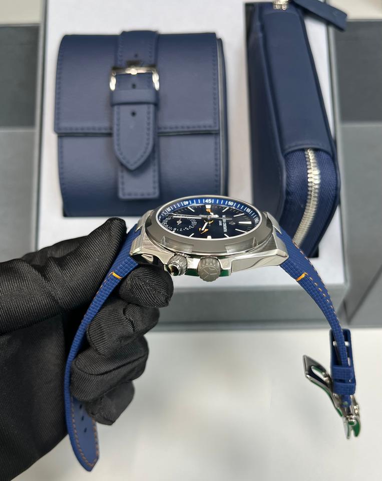 Vacheron Constantin Overseas Dual Time Cardinal Points 41mm Titanium Blue Dial Full Set new Release — photo 7