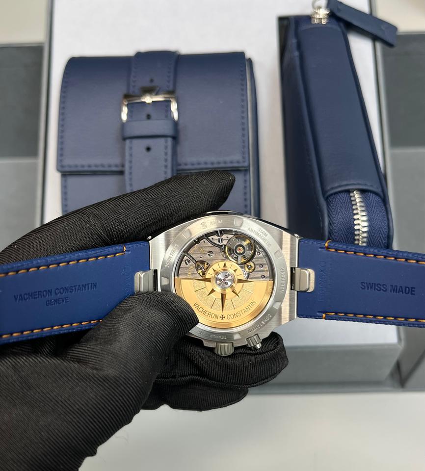 Vacheron Constantin Overseas Dual Time Cardinal Points 41mm Titanium Blue Dial Full Set new Release — photo 10