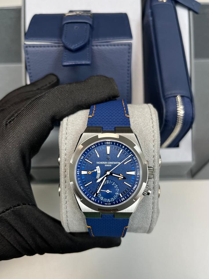 Vacheron Constantin Overseas Dual Time Cardinal Points 41mm Titanium Blue Dial Full Set new Release — photo 13