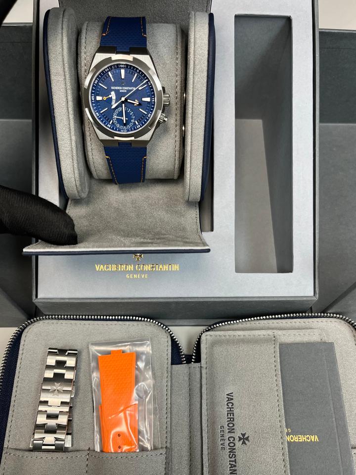 Vacheron Constantin Overseas Dual Time Cardinal Points 41mm Titanium Blue Dial Full Set new Release — photo 16