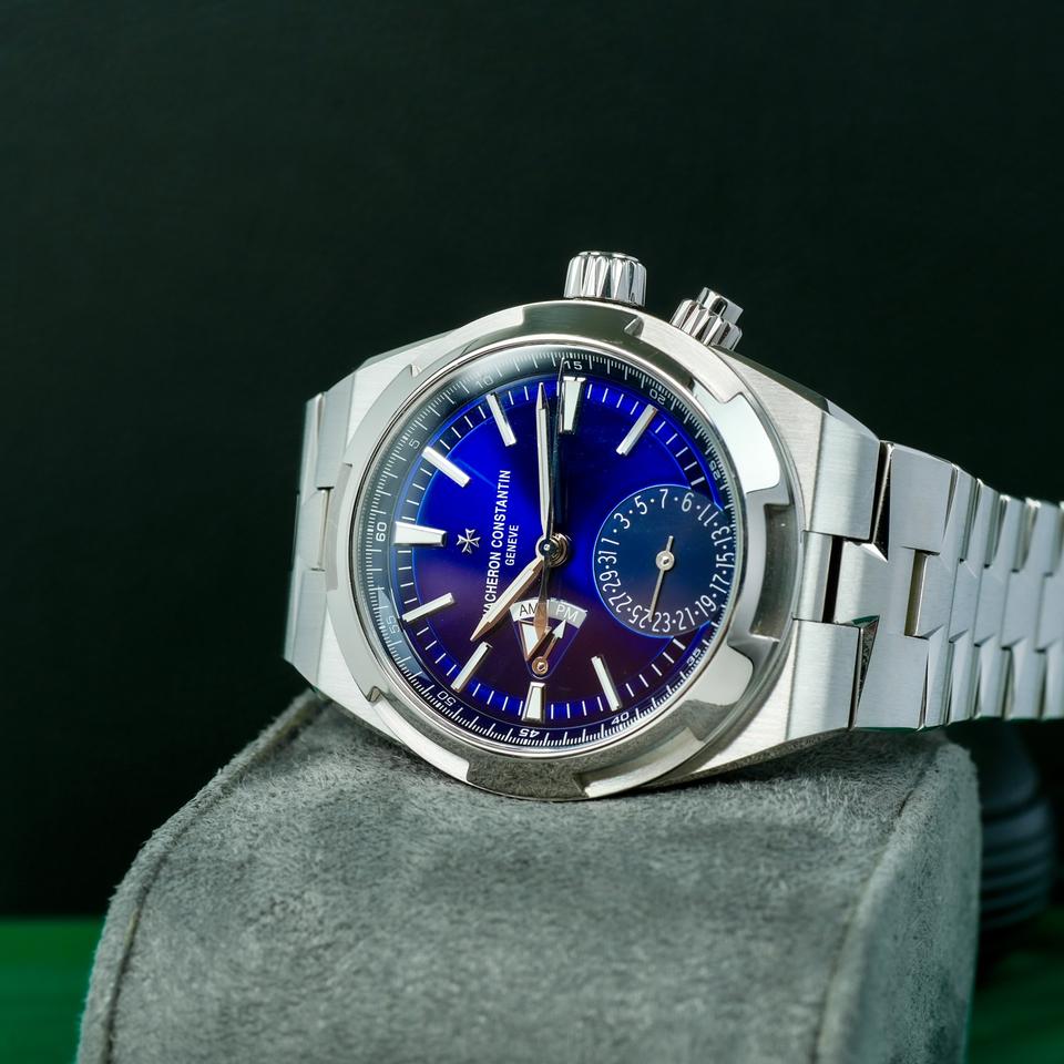 Vacheron Constantin Overseas Dual Time 41mm Blue Steel Complete Set IN STOCK