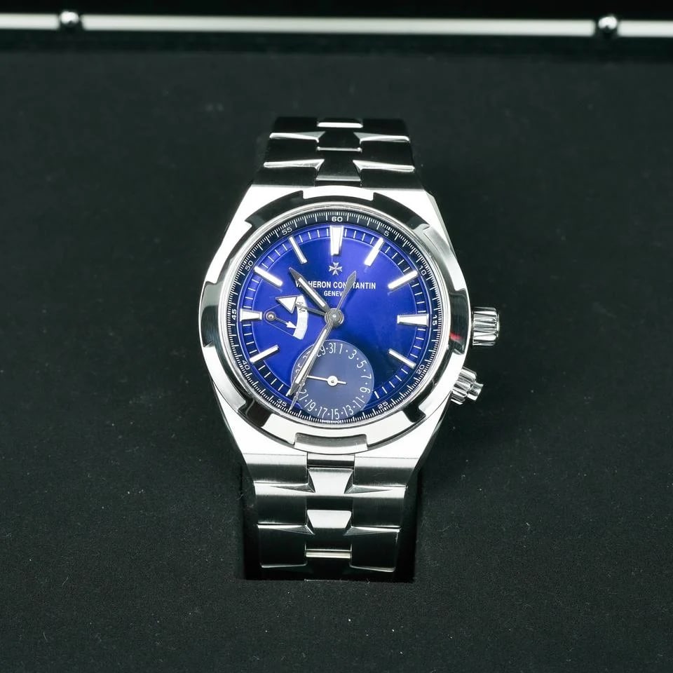 Vacheron Constantin Overseas Dual Time 41mm Blue Steel Complete Set IN STOCK — photo 2