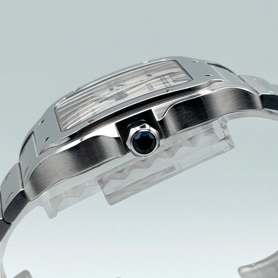Cartier Santos De Cartier Large WSSA0018 | Full Set Extra OEM Strap | Delugs Strap | Very Good Condition — photo 6