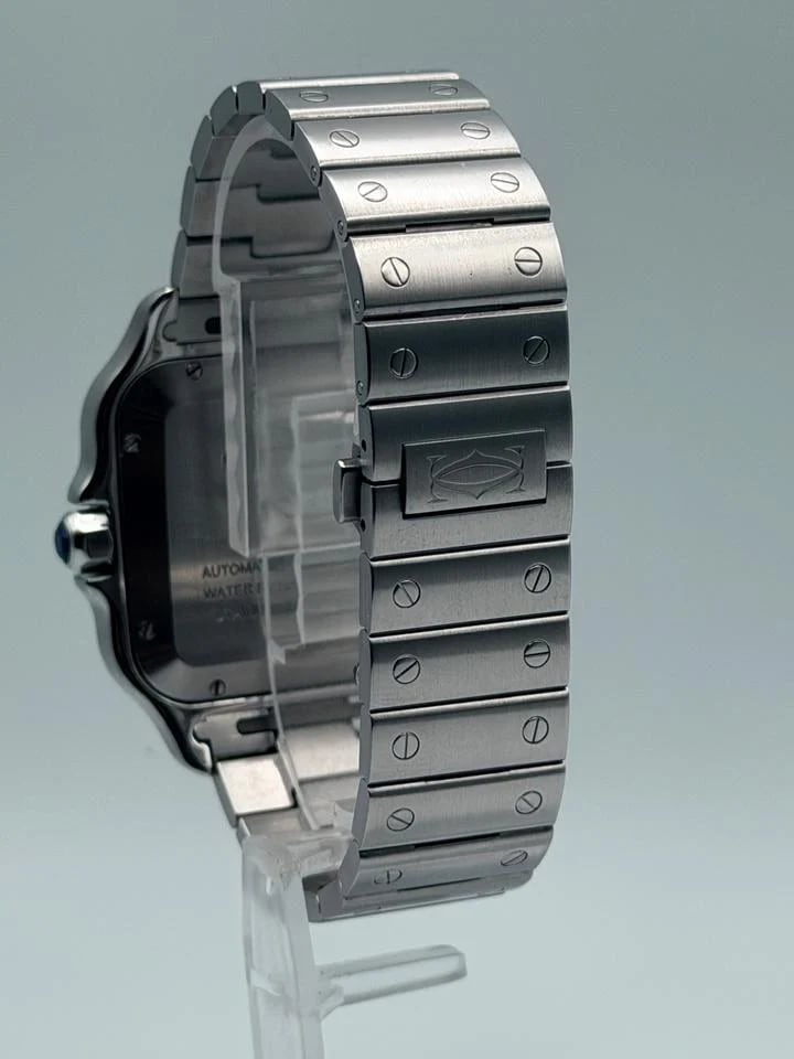 Cartier Santos De Cartier Large WSSA0018 | Full Set Extra OEM Strap | Delugs Strap | Very Good Condition — photo 10