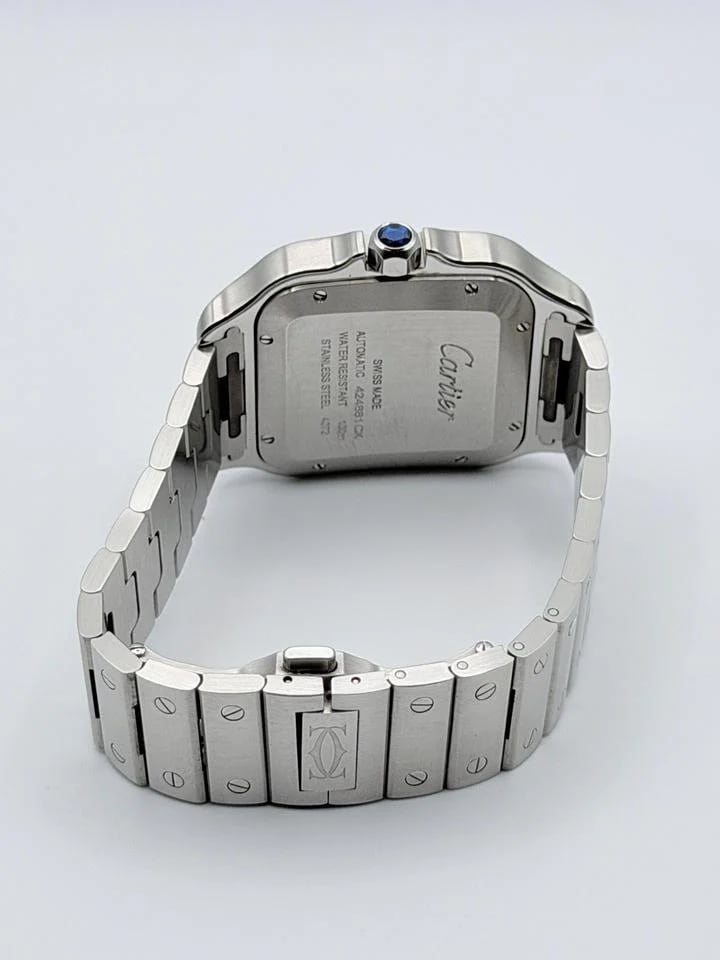 Cartier Santos De Cartier Large WSSA0018 | Full Set Extra OEM Strap | Delugs Strap | Very Good Condition — photo 12