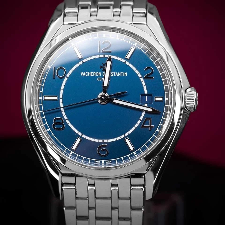 Vacheron Constantin Fiftysix Full Set Blue Dial Stainless Steel 2023 Box and Papers