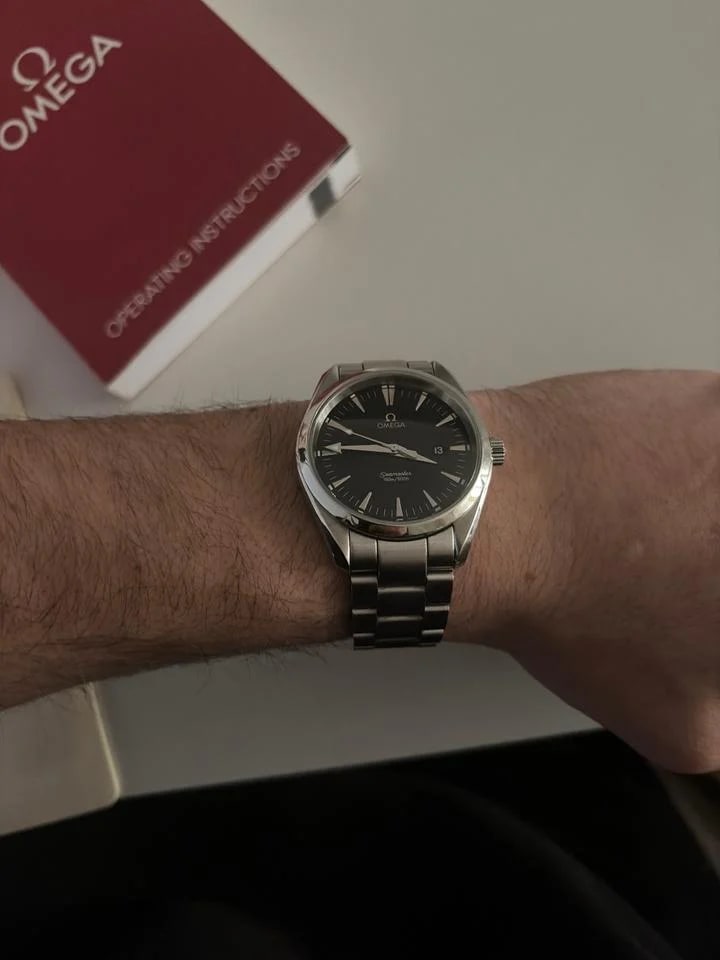Omega Seamaster Aqua Terra 38mm black dial