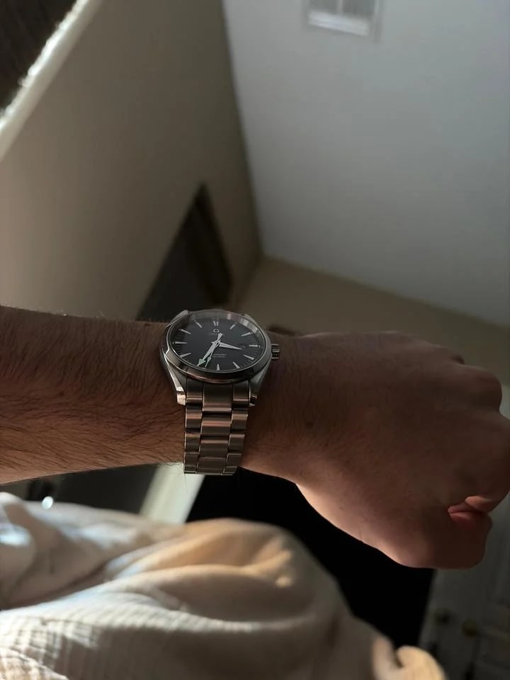 Omega Seamaster Aqua Terra 38mm black dial — photo 3