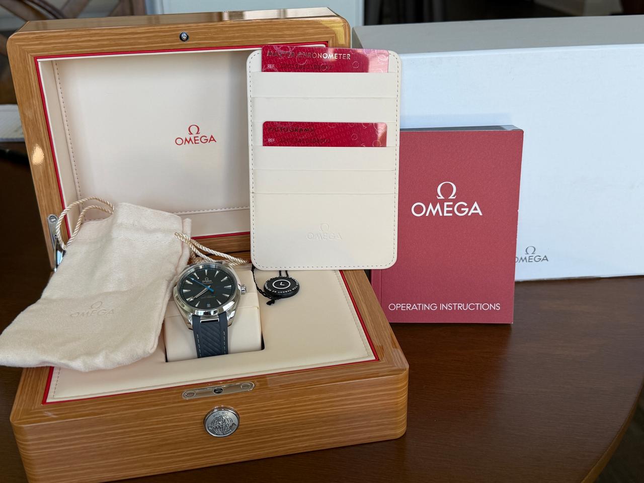 Omega Seamaster Aqua Terra 220.12.41.21.03.002 | Full boxes operating manual etc — photo 3