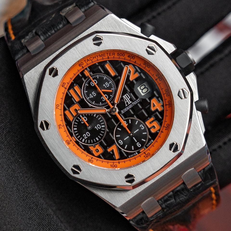 Audemars Piguet Royal Oak Offshore Chronograph Volcano 42mm Watch Only | Excellent Condition | Black Strap