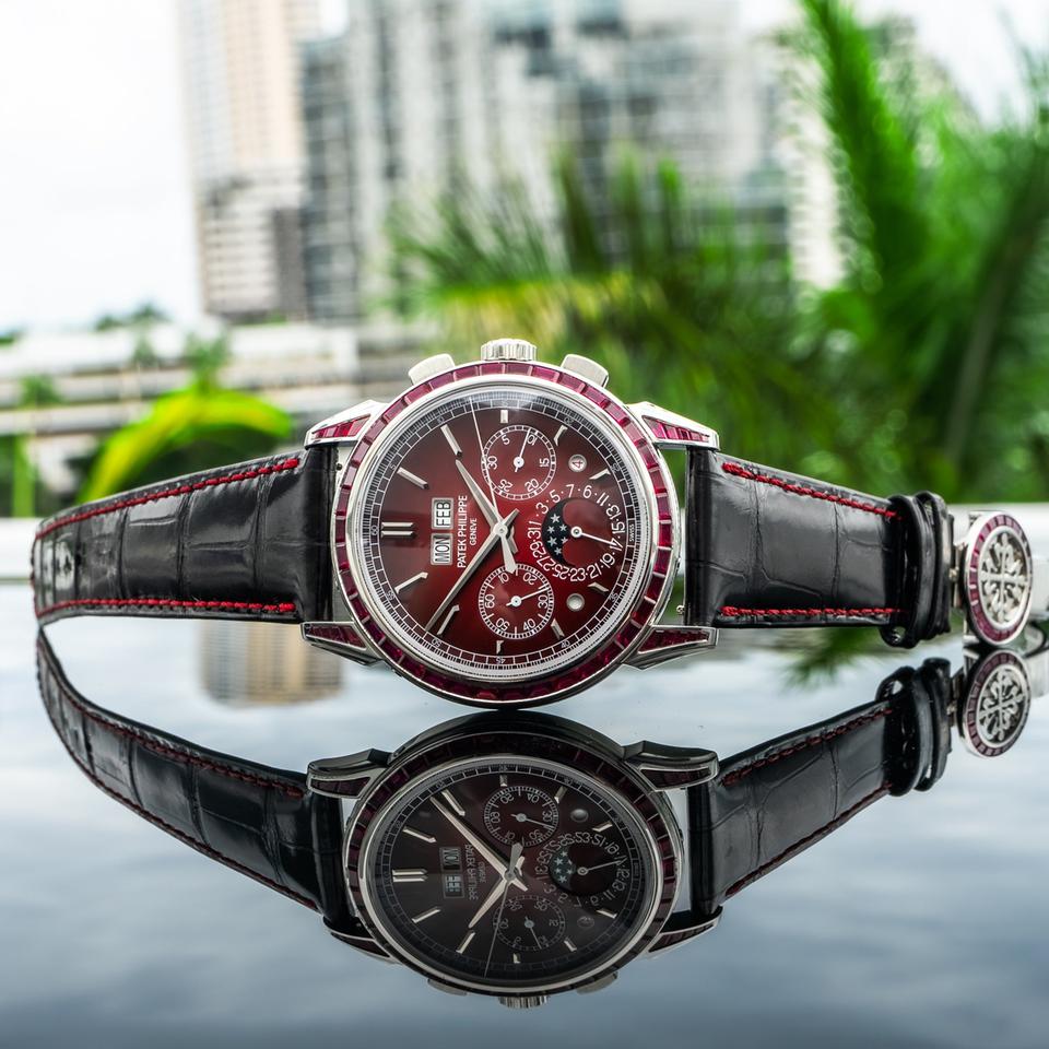 Patek Philippe Perpetual Calendar Chronograph Grand Complications 5271/12p Perpetual Calendar Chronograph Ruby 41mm