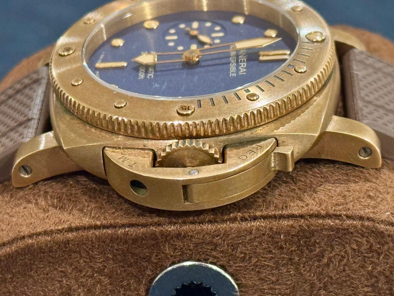 Panerai Submersible Bronzo Blu Abisso PAM01074 FULL SET — photo 5