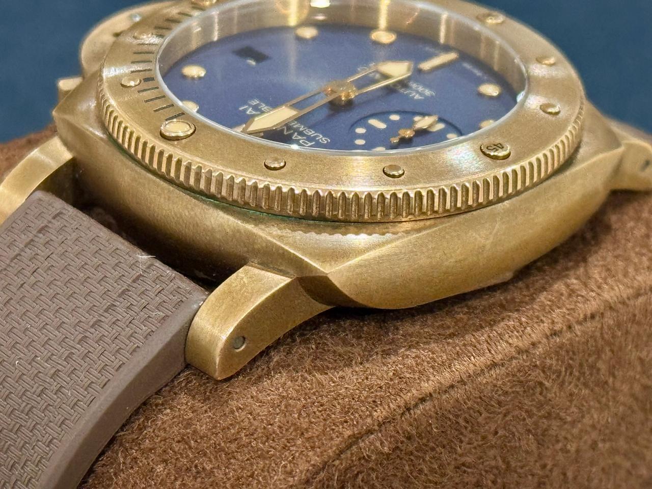 Panerai Submersible Bronzo Blu Abisso PAM01074 FULL SET — photo 8