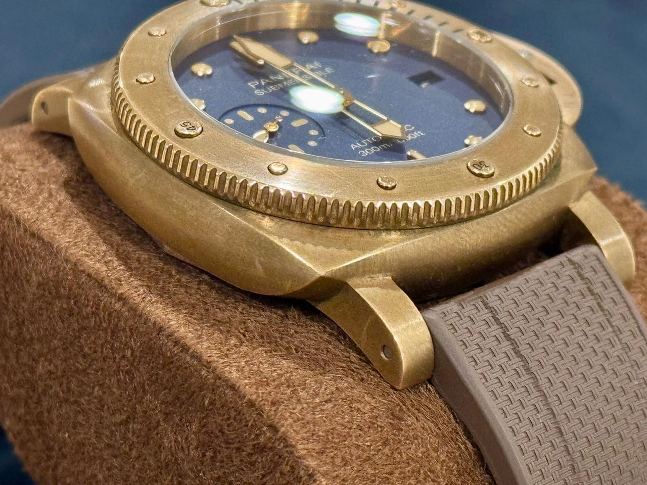 Panerai Submersible Bronzo Blu Abisso PAM01074 FULL SET — photo 10