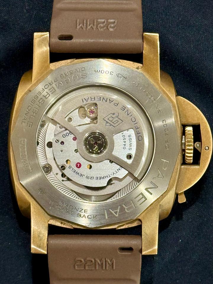 Panerai Submersible Bronzo Blu Abisso PAM01074 FULL SET — photo 12