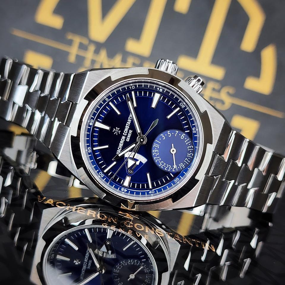 Vacheron Constantin Overseas Dual Time IN STOCK | Overseas | 7900v | Blue Dial | Dual Time | B&P