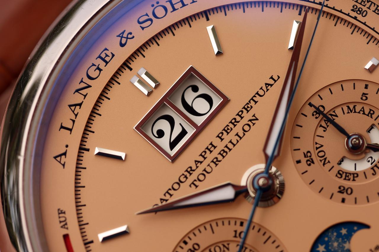 A. Lange &amp; Söhne Datograph Perpetual Tourbillon ref. 740.056FE “Salmon Dial” — photo 3