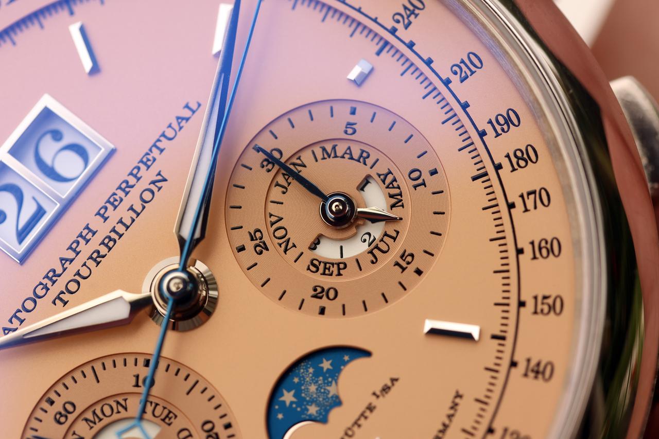 A. Lange &amp; Söhne Datograph Perpetual Tourbillon ref. 740.056FE “Salmon Dial” — photo 4