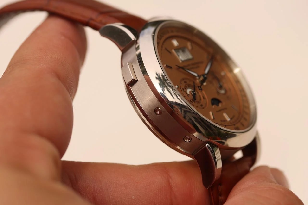 A. Lange &amp; Söhne Datograph Perpetual Tourbillon ref. 740.056FE “Salmon Dial” — photo 7