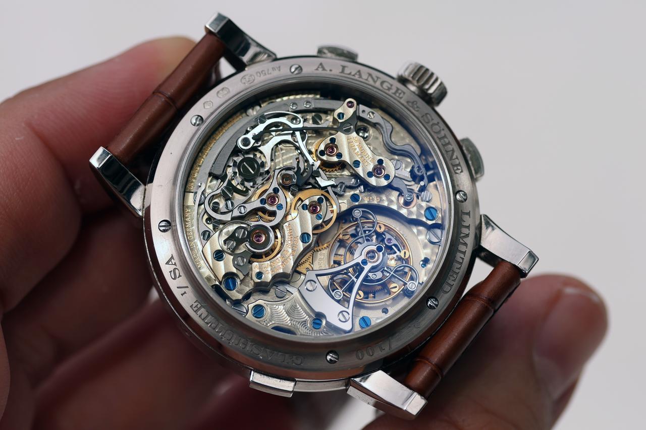 A. Lange &amp; Söhne Datograph Perpetual Tourbillon ref. 740.056FE “Salmon Dial” — photo 11