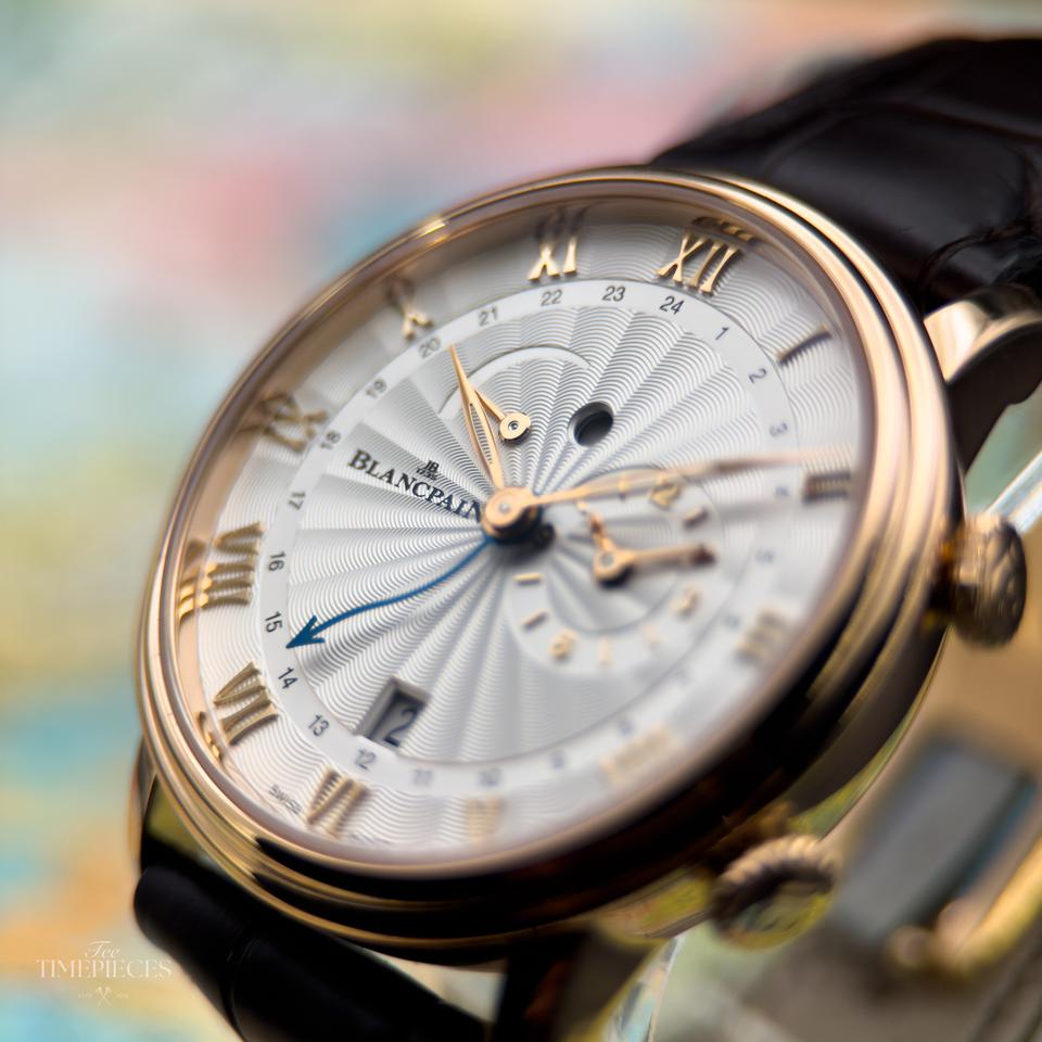 Blancpain Villeret Reveil Gmt full set mechanical alarm Red Gold — photo 2