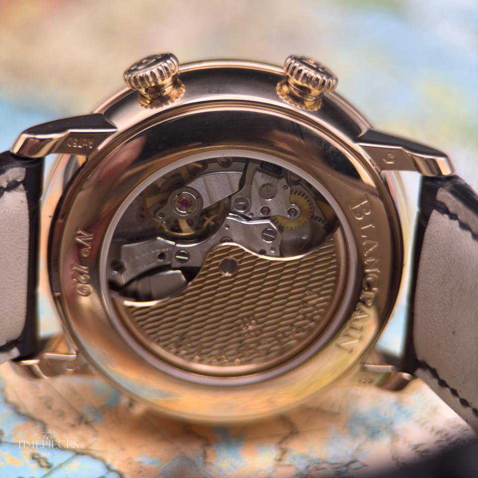 Blancpain Villeret Reveil Gmt full set mechanical alarm Red Gold — photo 5