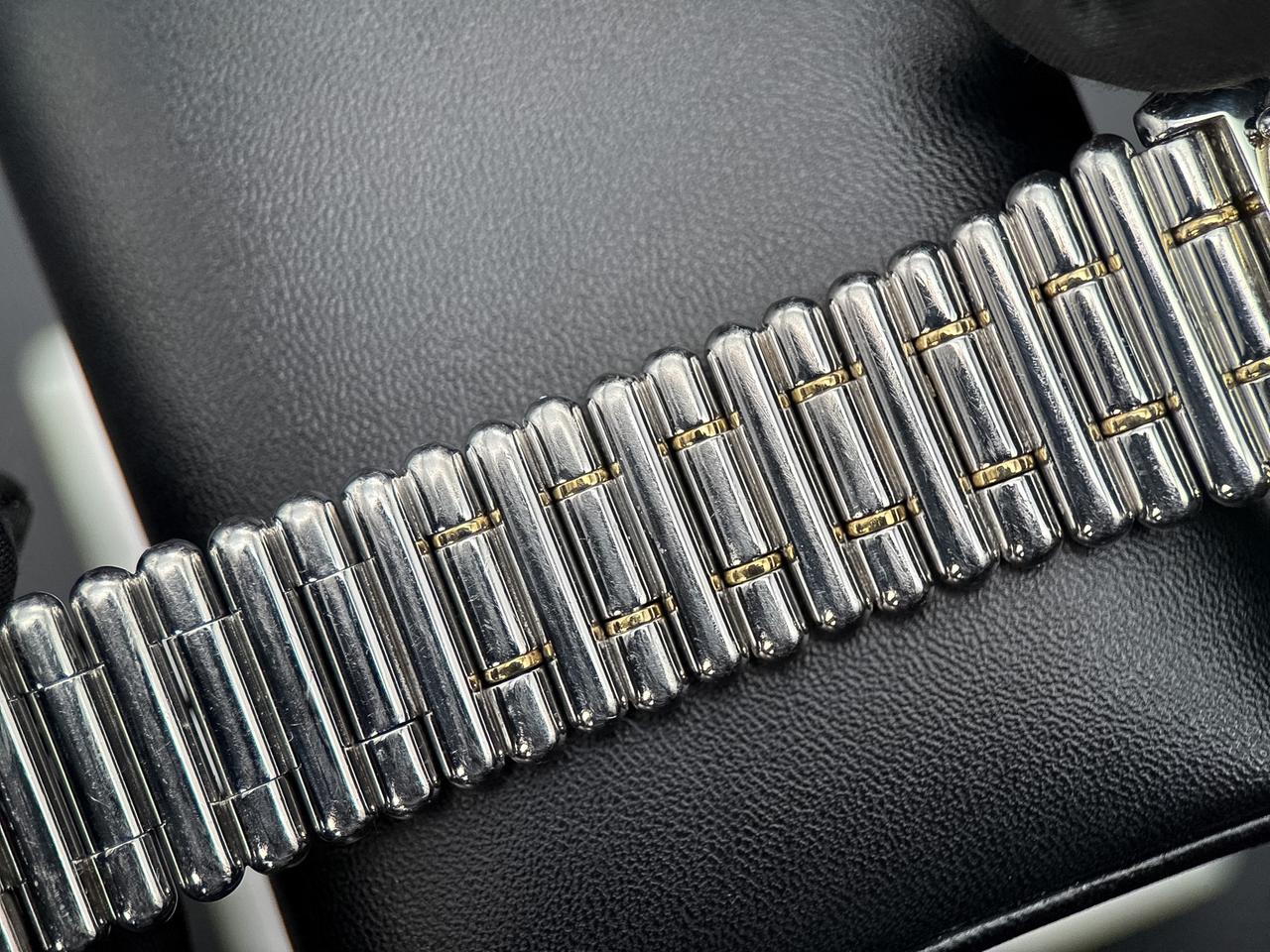 Breitling Chronomat D13047 Silver Dial Two-Tone Bullet Bracelet 1992 — photo 7