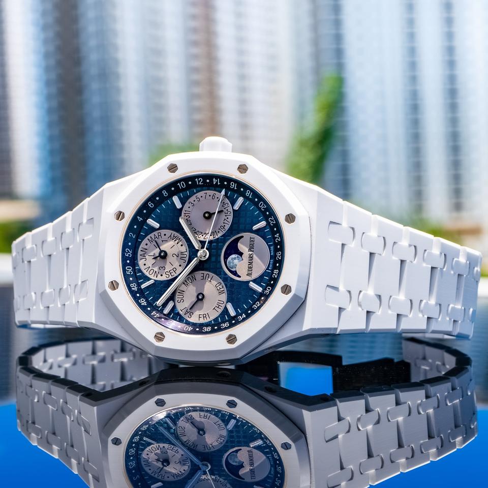 Audemars Piguet Royal Oak Perpetual Calendar 26579CB Royal Oak Perpetual Calendar White Ceramic — photo 3