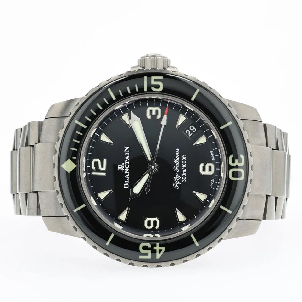 Blancpain Fifty Fathoms Titanium 42.3mm Black Dial Automatic 5010-12B30 — photo 2
